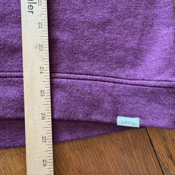 Orvis Womens Purple Sweatshirt L Long Sleeve Crewneck Soft & Stretchy - Picture 7 of 8